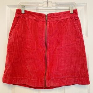 GAP pink Corduroy mini Skirt